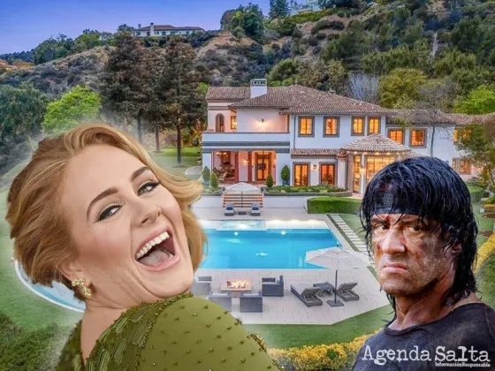 Adele le compró una casa a Sylvester Stallone con una insólita condición