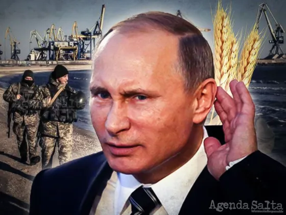 Putin pidió el levantamiento de las sanciones o provocará una hambruna bloqueando los granos ucranianos