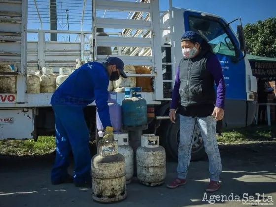 Distribución de la Garrafa Social en la ciudad: miércoles 5 de julio