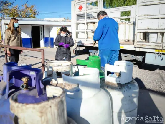 Distribución de la Garrafa Social en la ciudad: jueves 6 de julio