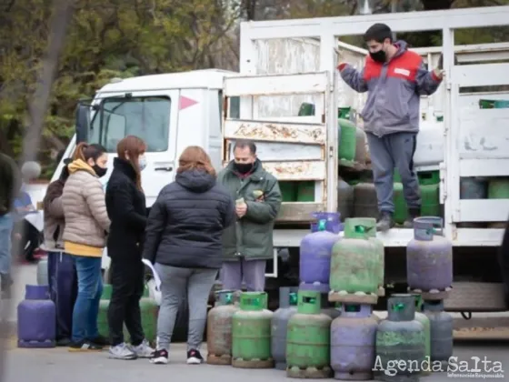 Distribución de la Garrafa Social en la ciudad: viernes 7 de julio