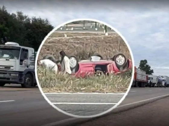 Familia tucumana se accidentó en la ruta antes de llegar a la capital salteña