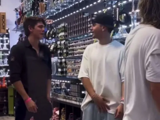 Rusherking y Marcos Ginocchio sorprendieron a todos paseando juntos en Miami