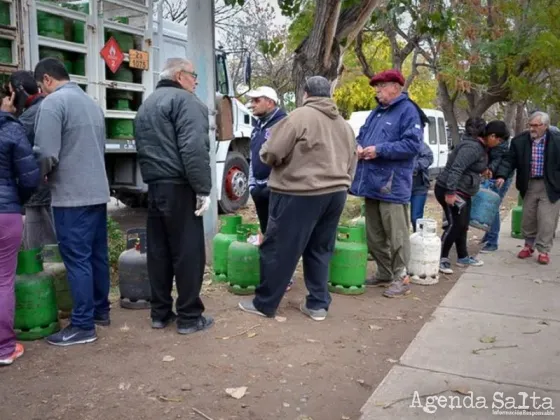 Distribución de la Garrafa Social en la ciudad: lunes 10 de julio