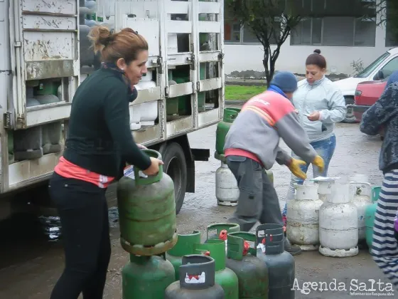 Distribución de la Garrafa Social en la ciudad: martes 11 de julio