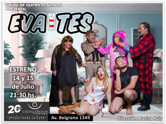 Estrenarán la comedia "Eva Tes" en el Salón Auditorium de Salta