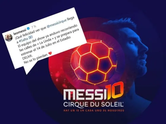Lionel Messi nombró a Salta en un sus redes sociales