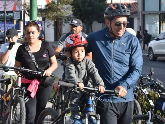 Este domingo habrá una pedaleada en el parque San Martín