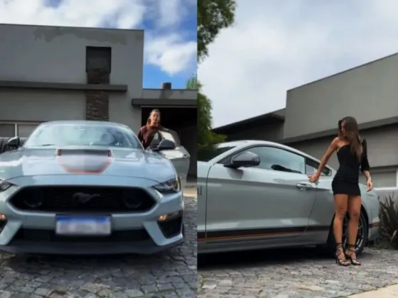 Sol Pérez presumió el increíble Ford Mustang que consiguió por canje