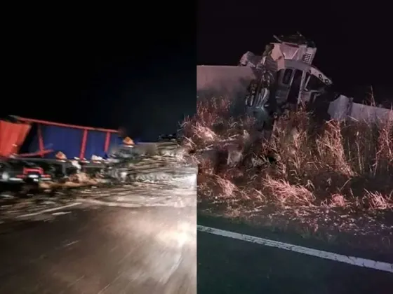 TERRIBLE: dos personas murieron en un choque frontal entre dos camiones