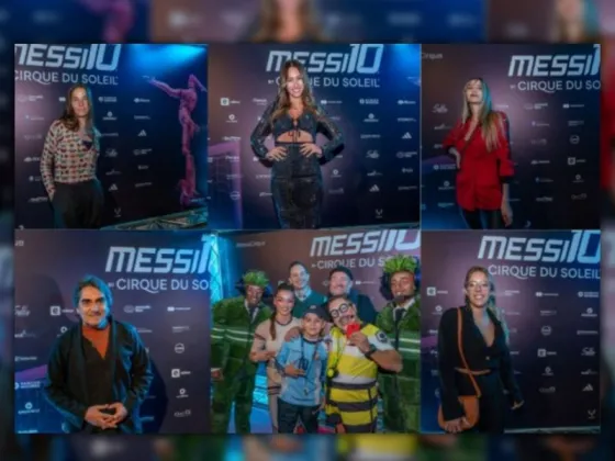 Con grandes invitados estrenó en Salta "MESSI10 by Cirque du Soleil"
