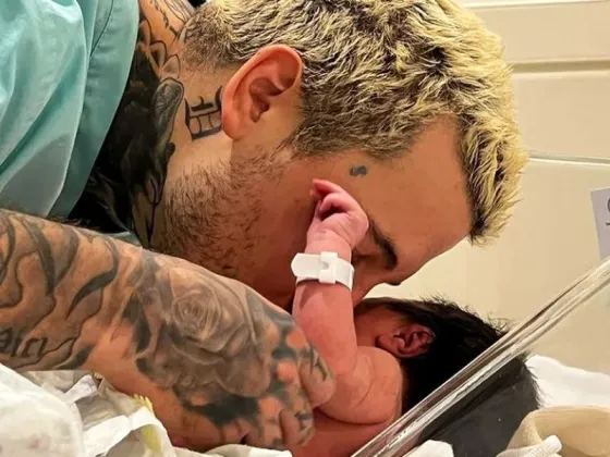 Alex Caniggia y Melody Luz presentaron a su hija y revelaron el nombre que le pusieron