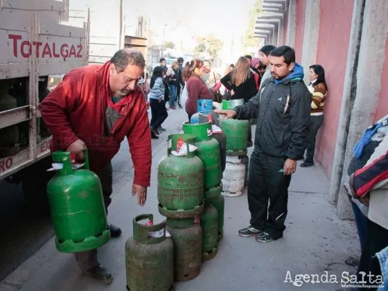 Distribución de la Garrafa Social en la ciudad: miércoles 19 de Julio