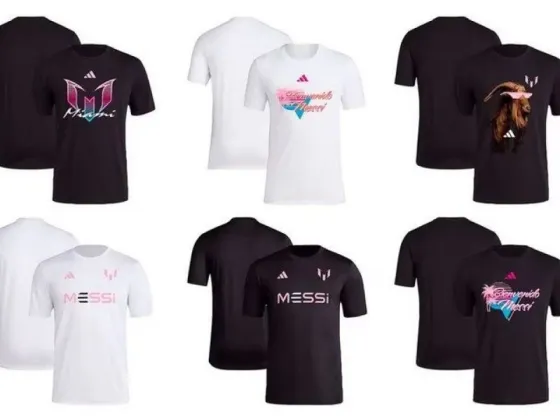 Las exclusivas remeras de Messi que lanzó Inter Miami