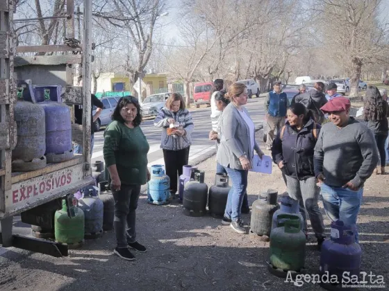 Distribución de la Garrafa Social en la ciudad: jueves 20 de Julio