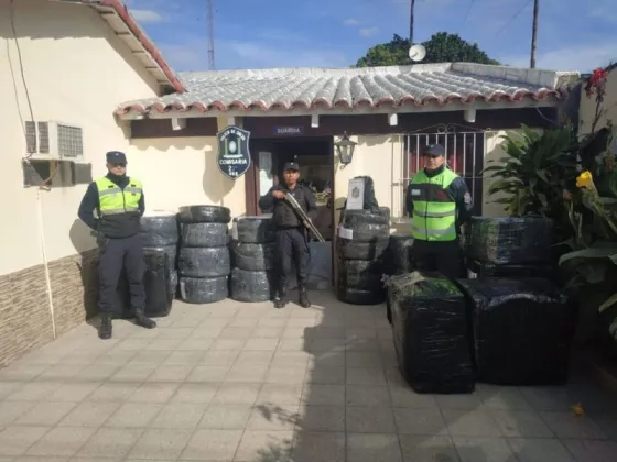 Secuestraron un cargamento millonario de neumáticos ilegales