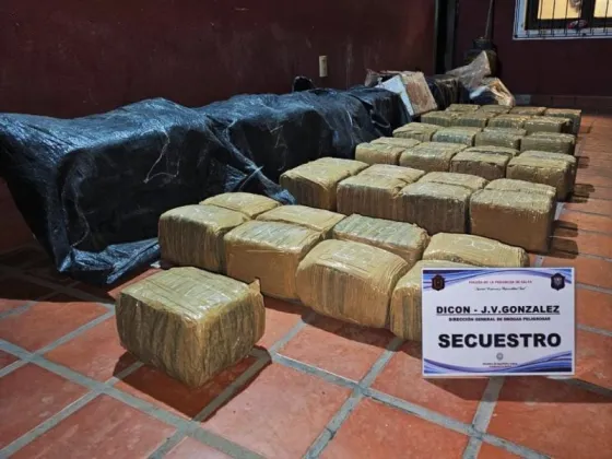 Tres salteños fueron detenidos por transportar más de 400 mil dosis de droga