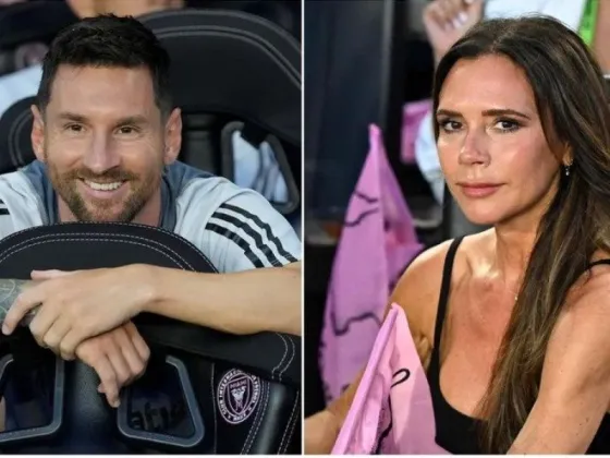 Victoria Beckham le mandó un afectuoso mensaje a Lionel Messi y eligió un emoji muy especial.