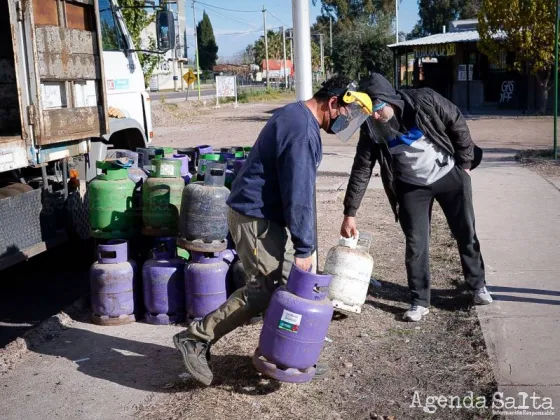 Distribución de la Garrafa Social en la ciudad: viernes 28 de Julio