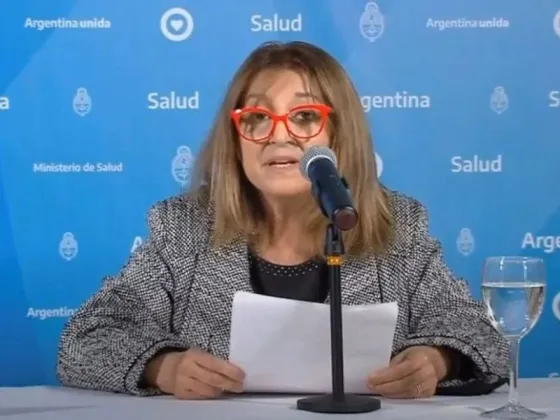 Sylvia Brunoldi, titular de la Liga Argentina de Protección al Diabético, durante su participación en el parte de 7 de septiembre de 2020.