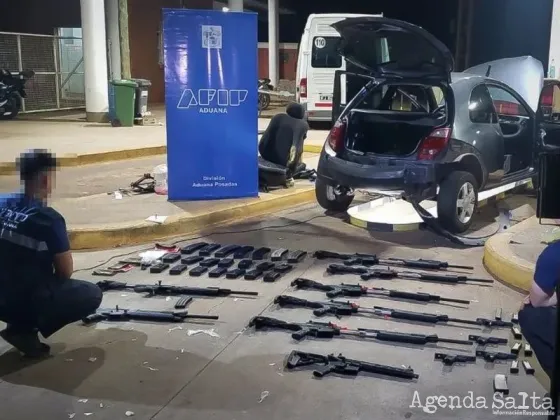 Intentaron ingresar armas de guerra por la Triple Frontera