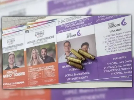 CHUBUT: Encontraron cuatro balas en la boleta de un candidato opositor
