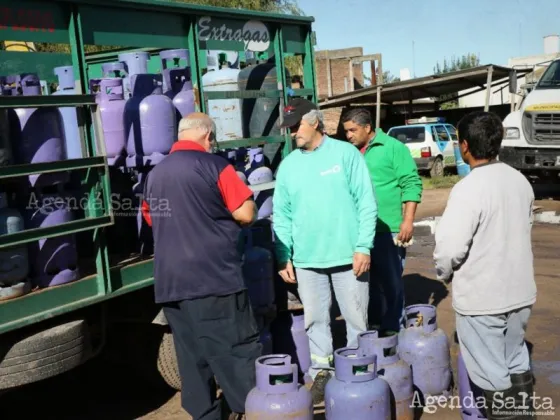 Distribución de la Garrafa Social en la ciudad: jueves 3 de agosto