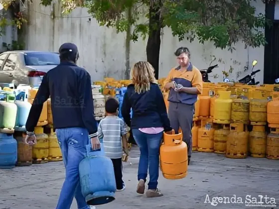 Distribución de la Garrafa Social en la ciudad: miércoles 9 de agosto