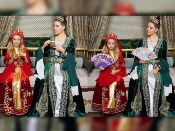 A lo Hürrem: Wanda Nara modeló con ropa tradicional de Turquía y los fanáticos enloquecieron