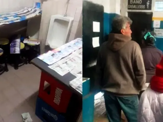 Sorpresa: Fue a votar a un colegio y el cuarto oscuro era en un baño