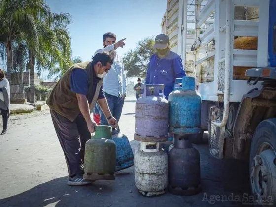 Distribución de la Garrafa Social en la ciudad: lunes 14 de agosto