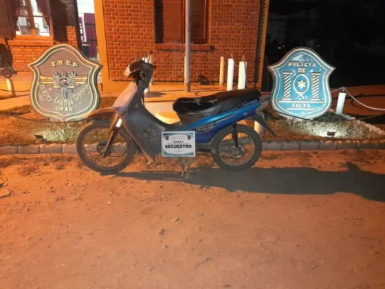 La Policía recuperó dos motocicletas robadas y dos salteños fueron demorados