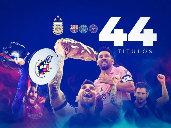 Lionel Messi el más ganador de la historia: título número 44 para el astro argentino