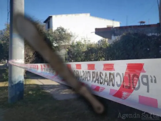 Salteño fue asesinado a machetazos en barrio 20 de junio