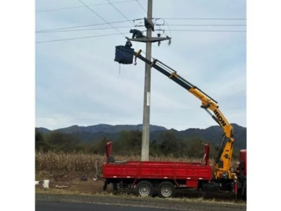 Finalizó la obra de la construcción de la red de energía eléctrica para el Área Industrial de Metán