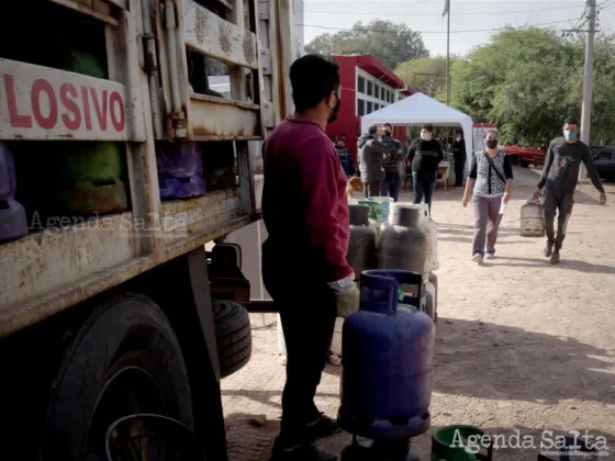 Distribución de la Garrafa Social en la ciudad: miércoles 23 de agosto