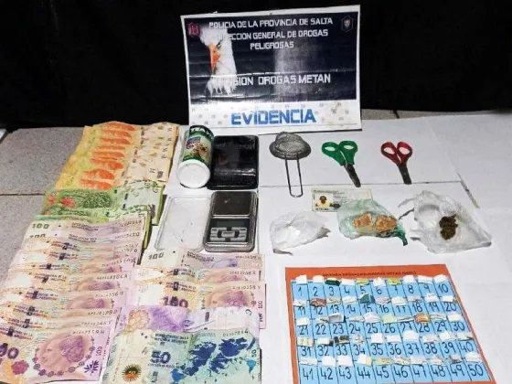 La Policía desbarató un expendio de drogas y detuvo a un hombre