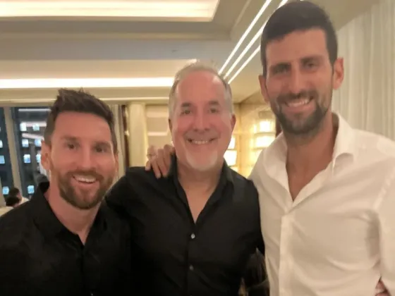 Lionel Messi y Novak Djokovic se reunieron en Nueva York