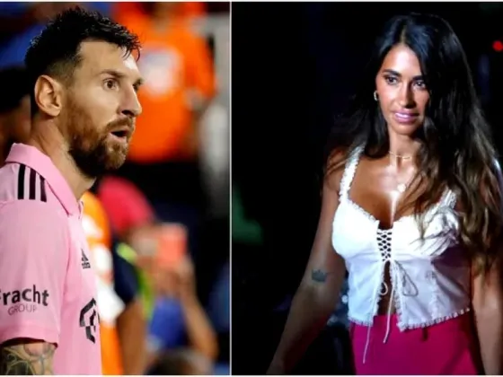 Antonela Roccuzzo se confundió a Jordi Alba con Lionel Messi y la situación casi termina de la peor manera
