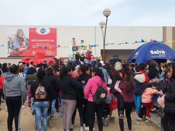 El NIDO de barrio Gauchito Gil reunió a más de 750 chicos para celebrar el día del niño