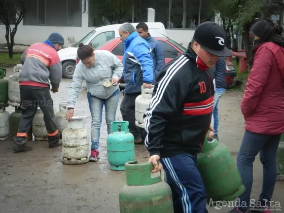 Distribución de la Garrafa Social en la ciudad: martes 29 de agosto