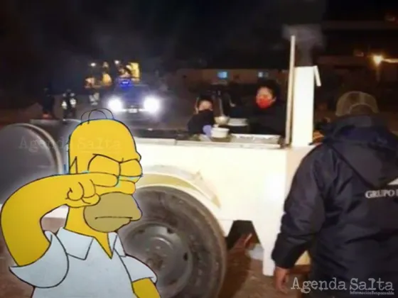 Volvió el "carrito solidario" repartiendo comida a familias carenciadas