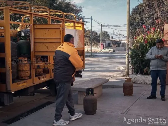Distribución de la Garrafa Social en la ciudad: miércoles 30 de agosto
