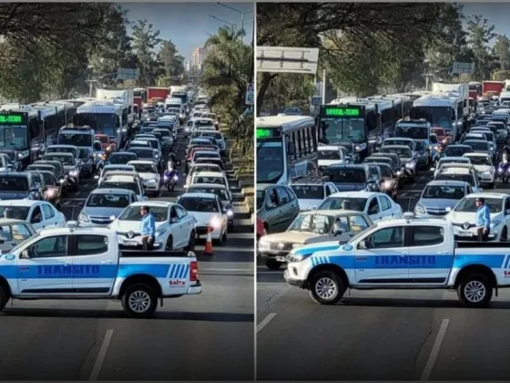 CUIDADO: Camión se llevó puesto un semáforo  y provocó un embotellamiento en la Av. Paraguay