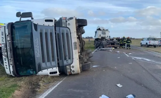 Volcó un camión que transportaba mercadería y lo saquearon