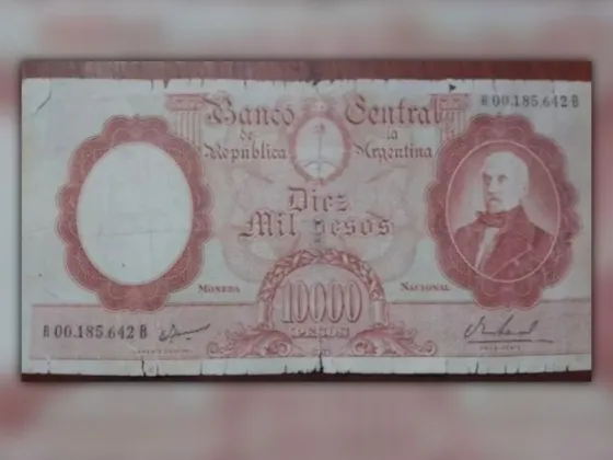 Este billete es una antigüedad muy valiosa y lo podés tener en tu casa: pagan hasta $215.000