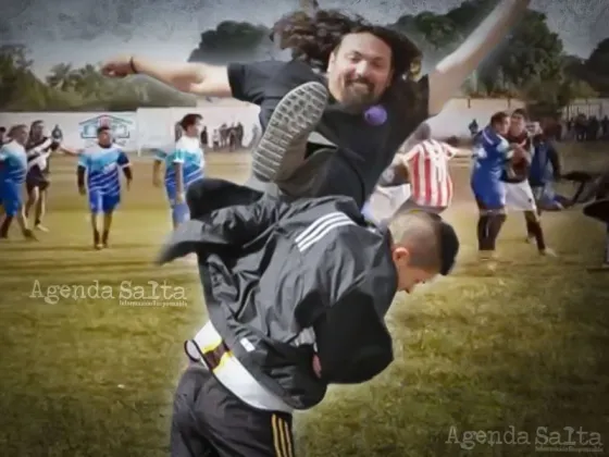 [VIDEO] Se recontra picó y futbolistas salteños terminaron a las piñas