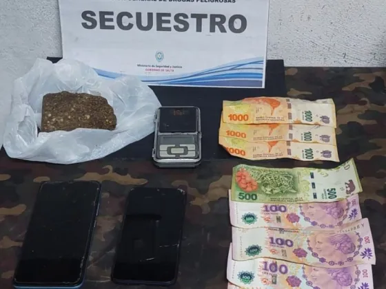 La Policía demoró a un supuesto Dealer y secuestró más de 600 dosis de drogas