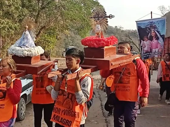 Peregrinos del norte provincial caminarán más de 400 km para renovar su fe