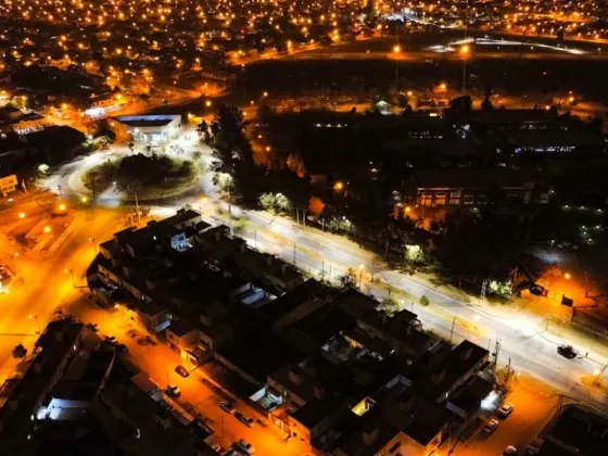 Para más seguridad, instalaron nuevas LED en Av. Lacroze y plazoleta Padre Martearena